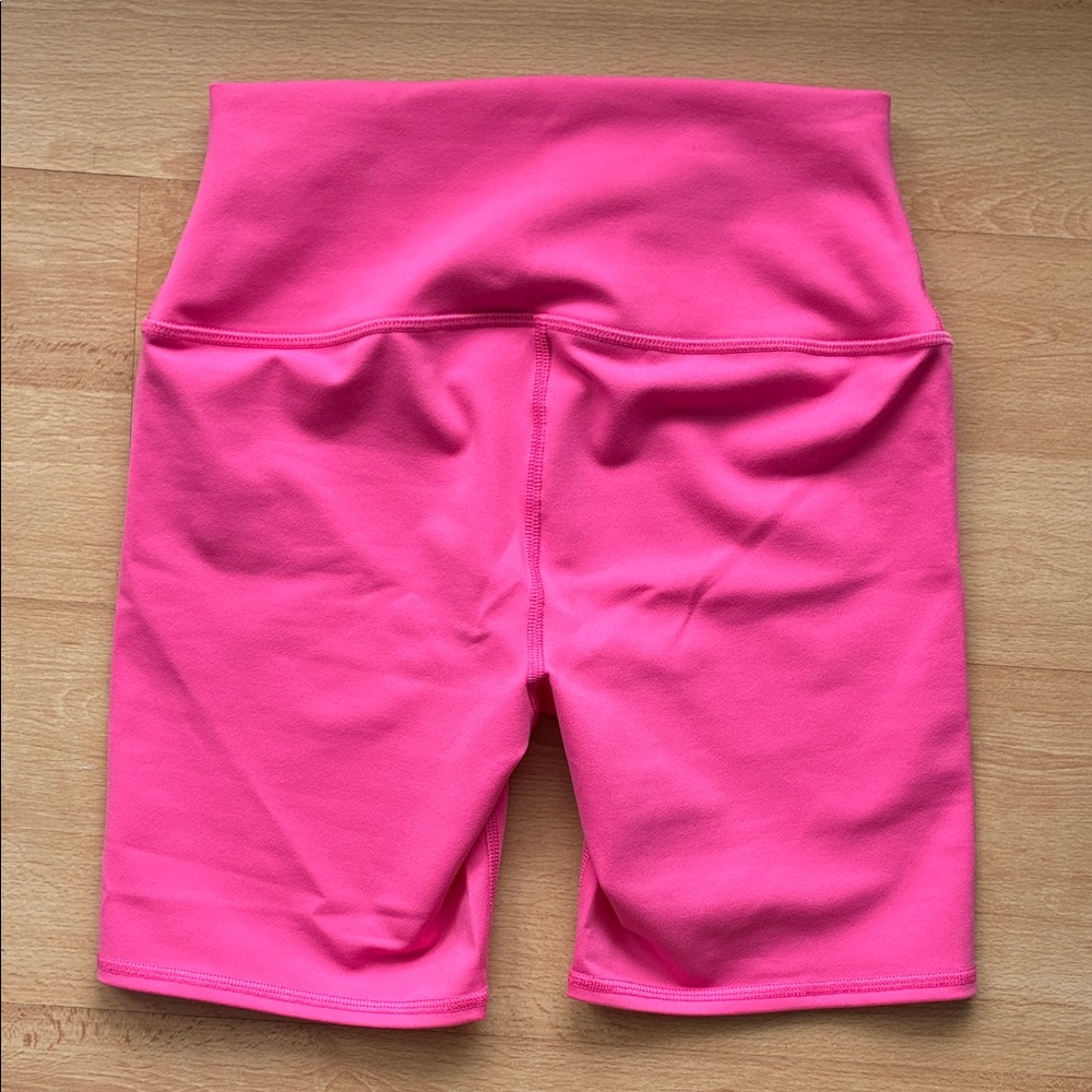 ALO Yoga hot Pink 7” high-waist Bike Short small - Picture 3 of 4